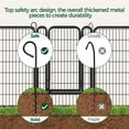 thumbnail image 5 of Yaheetech 40" Tall 16-Panel Foldable Metal Dog Playpen with Door, for Outdoor Indoor, Black, 5 of 5