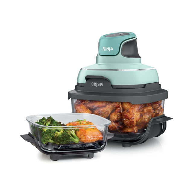 Sistema de cocción Air Fryer Ninja Crispi 4 en 1, vidrio de 4 litros y 1,4 litros