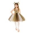 thumbnail image 4 of WEAIXIMIUNG Robes pour Enfants 12-14 Ans Été Filles Sans Manches Animaux Dessin Animé Robe Tutu en Maille Fête 2-4 Ans, 4 of 9
