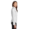 thumbnail image 3 of Red House® - Ladies French Cuff Non-Iron Pinpoint Oxford Shirt. RH63, 3 of 6