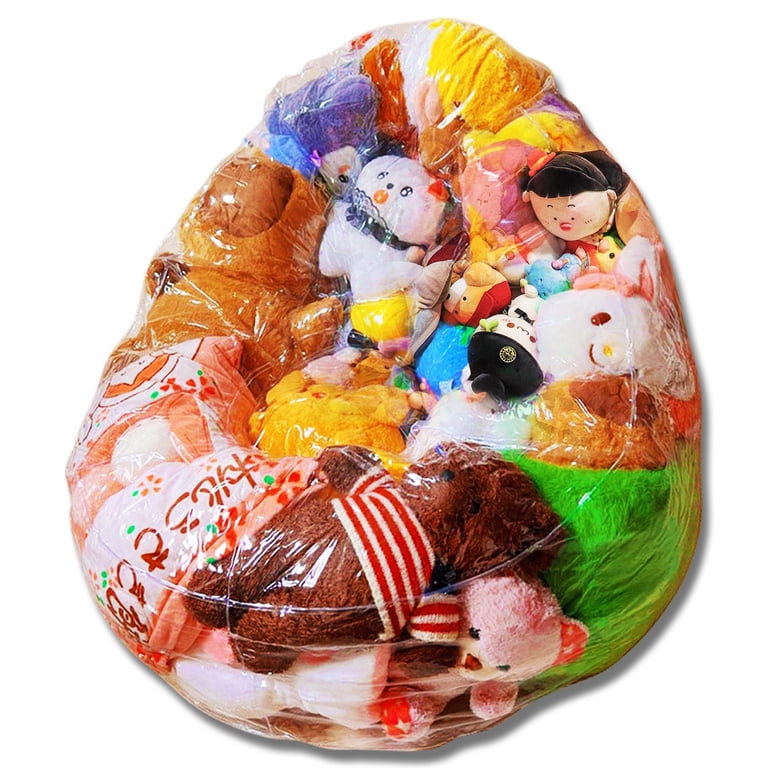 Large Capacity Stuffable Animal Toys Storage Bean Bag Toy Storange Rangement Tra