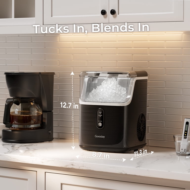 Goosiay 33-Pound Nugget Ice Maker, Stainless Steel photo 7