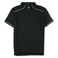 thumbnail image 2 of SOLFIRE Mens Performance Polo Shirt, Black, Large, 2 of 2