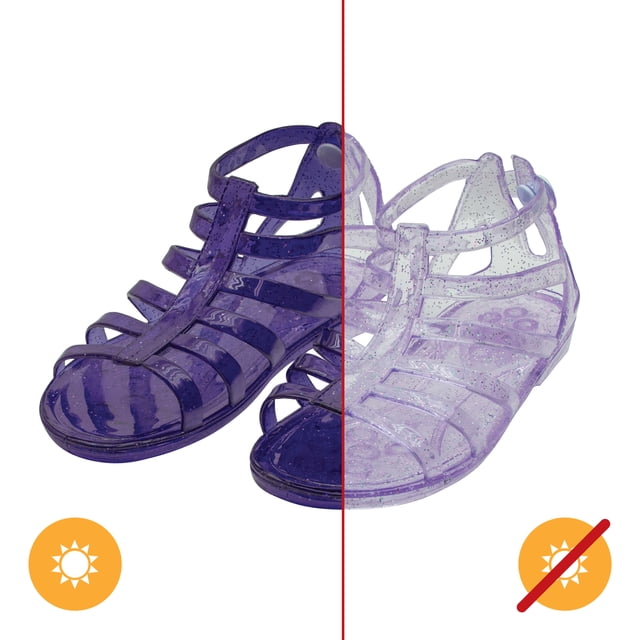 Sandalias gladiadoras para niñas, color morado, de DelSol para Niño, 1 par DelSol DelSol Gladiator Girl Jellies Sandal - 8 Purple Sandals Niña 1Pair