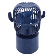 thumbnail image 4 of Mini ventilador de escritorio con carga USB, ventilador ajustable portátil de 3 velocidades para viajes en casa y oficina, color azul, 4 of 5