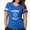 Royal Blue, variant on CafePress - Sciencecarebelieve1b T Shirt - Womens Football Shirt