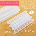thumbnail image 4 of Needhep Clearance Extra Large Ice Block MoldIce Mold Holiday Gift, Silicone Freezer Molds, Butterfly Ice Cube Tray, Round Ice Cube Mold, (), 4 of 9
