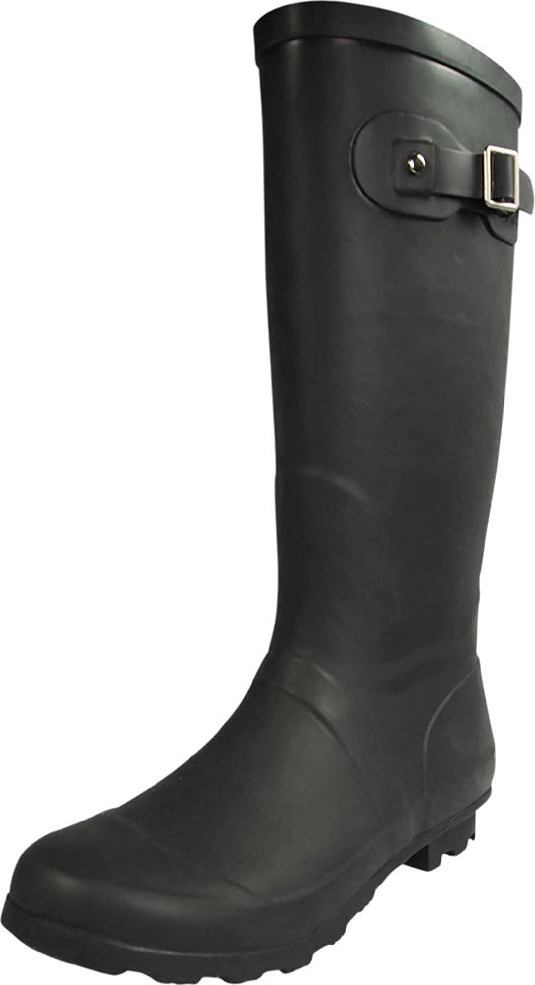 Glossy & Matte Waterp. 14 Solids and Prints Norty Womens Hurricane Wellie 