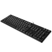Ergonomic Corded Keyboard With Arabic English Layout And Durability ABS Keypad 104Keys For Business Use
