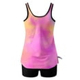 thumbnail image 4 of Trajes de Baño de Mujer Más Tamaño Impresión Bowknot Dos Piezas con Pantalones Cortos, Pantalones Cortos de Tamaño Más para las Mujeres, 4 of 8