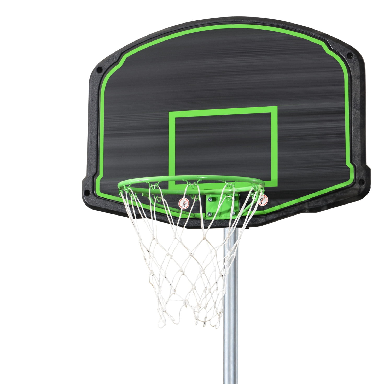14FT Trampoline for Kids & Adults,Trampoline Set with Swing Slide Basketball Hoop and Ladder, Recreational Trampolines with Safety Net for Outdoor Indoor for Family Outdoor Activities, Green