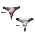 thumbnail image 3 of Fotbe Modern Abstract Colorful Skull B Tanga Sin Costuras para Mujer con Estampado – Panties Invisibles, Transpirables y Cómodos para Uso Diario-Small, 3 of 6