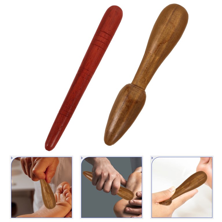 Hand Reflexology and Foot Stick Combination Tool