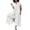 B, variant on HXWCHs formal Event Jumpsuits Stylish Women's Casual Short Sleeve Shirt Style Mid Length Jumpsuit Solid Color Romper S B