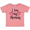 thumbnail image 3 of Inktastic I Love My Mommy Hearts Boys or Girls Baby T-Shirt, 3 of 5