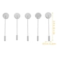 thumbnail image 2 of LOLIPPYY 10Ud De Aleación Con Base Redonda Para Accesorios De Vestimenta Plata, 2 of 8