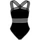 thumbnail image 1 of Trajes de baño de una pieza para mujer Trajes de baño con frente cruzado Trajes de baño huecos, 1 of 5