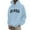 Light Blue, variant on CONFREE Mens Hoodie City Letter Prints Hoodies For Men Graphic Long Sleeve Casual Pullover Hooded Sweatshirts With Pockets