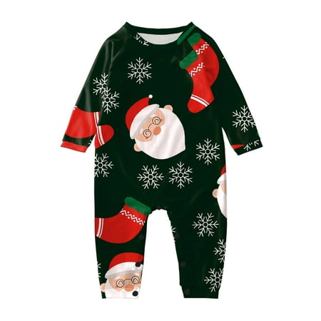 

NECHOLOGY Pajama Pants for Family Plaid Christmas Family Clothing Pajama Set Baby Style Family Pajamas Christmas Suit Green 0-3 Months