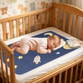 thumbnail image 4 of EGNMCR Waterproof And Breathable Mattress Pad Non-slide Incontinence Pad Made Of Sustainable Natural Fiber Suitable For Infants Menstrual Care And Student Dormitories Water Resistant Mattress, 4 of 6