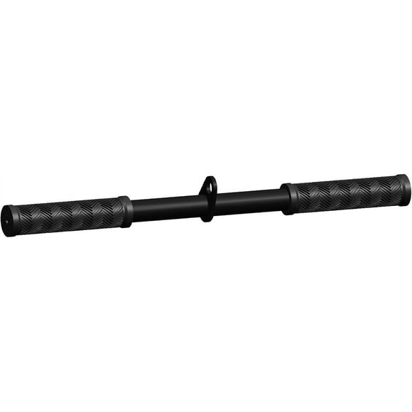 HWZWT Pulldown short bar black for home gym suitable for biceps and triceps curl straight bar puller attachment