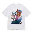 thumbnail image 2 of T-Shirt Décontracté Unisexe Zootopia 2, T-Shirt Léger à Manches Courtes, Haut en Coton Coupe Classique, 2 of 7