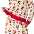 thumbnail image 4 of Richard Leeds International Womens Winnie the Pooh Matching 2 Piece Long Sleeve Pajama Top & PJs Jogger Pants Set with Pockets - Soft & Cozy Sleep & Loungewear Pajamas Sets for Women, Ivory, XL, 4 of 4