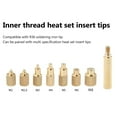 thumbnail image 3 of 60W Soldering Iron Kit, Digital Solder Iron Gun Welding Tools with Adjustable Temp 180-500, 8 Soldering Tips, for Electronics, Electric Repairing, Jewelry, DIY, 3 of 7
