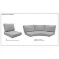 thumbnail image 1 of TK Classics High Back Cover Set in Grey for FLORENCE-06h, 1 of 2
