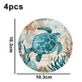 thumbnail image 2 of Posavasos para bebidas con soporte, posavasos tejidos vintage para protección de mesa Ormromra CPB-DE-WX811-6, 2 of 5