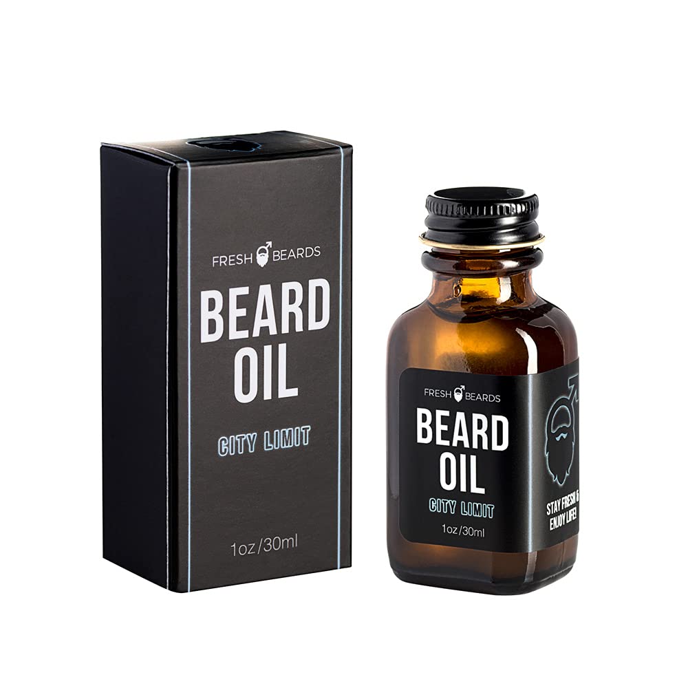 Fresh Beards City Limit Beard Oil Teakwood & Lavender Fragrance