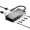 thumbnail image 3 of 7 in 1 Docking Station Type-C USB Hub to HDTV 4K Adapter with 3 USB Ports for Laptop Home Office Entertainment, 3 of 5