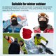 thumbnail image 4 of Naiovety Calentador de cuello a prueba de frío forro polar colores surtidos moda cuellos polaina espesar gran textura durabilidad pañuelo para ciclismo Suministros térmicos Rojo Naiovety HA059437-01, 4 of 6