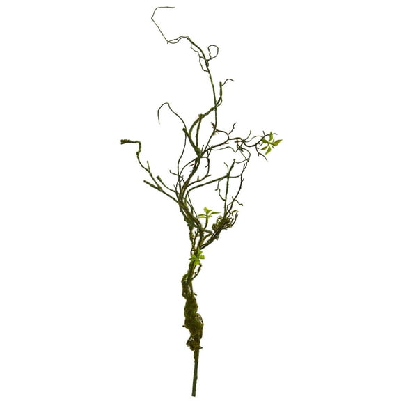 Nearly Natural 24" Moss Twig Vine Artificial Plant (Set of 6), Green