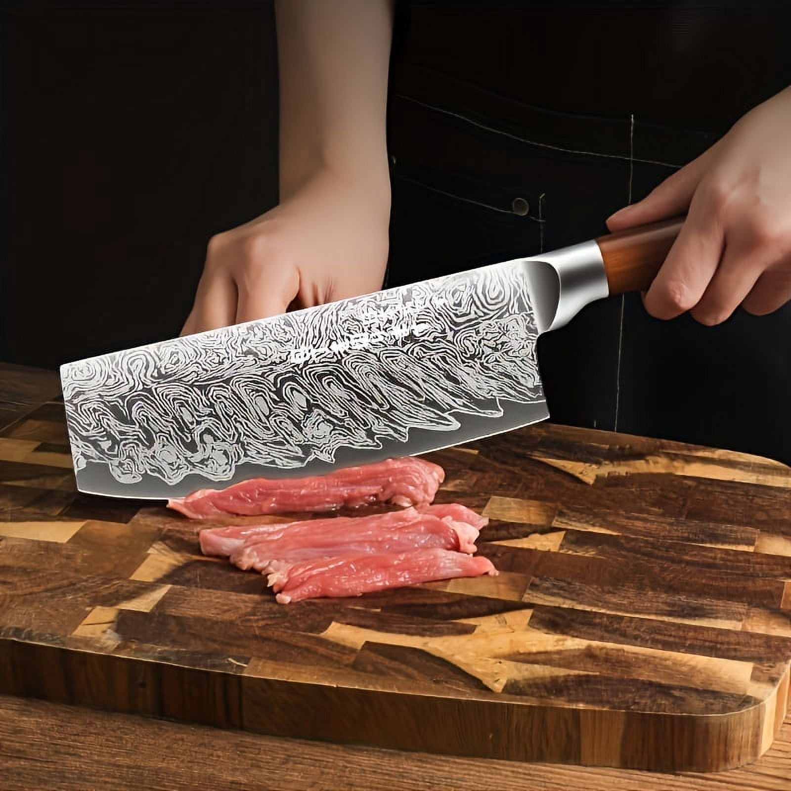 Plys Kitchen Knife Set, Professional Chef, High Carbon Stainless Steel, Ultra Sharp Blade, 3 Piece