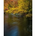 thumbnail image 2 of Jaynes Gallery 26x32 Black Ornate Wood Framed with Double Matting Museum Art Print Titled - New Jersey-Wharton State Forest River and forest in autumn, 2 of 4