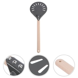 Herchuse Sliding Pizza Peel,Non-Stick Pizza Peel Shovel,Pizza spatula with  Handle, Pizza Peel That Transfers Pizza Perfectly,Pizza Paddle for Indoor 