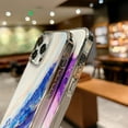 thumbnail image 4 of SaniMore for iPhone 14 Pro 6.1" 2022 Case, Shockproof TPU Bckplane Marble Pattern Stylish for Girls Women Plating Design Anti-drop Slim & Lightweight Anti-slip Bumper, Pattern-H, 4 of 6