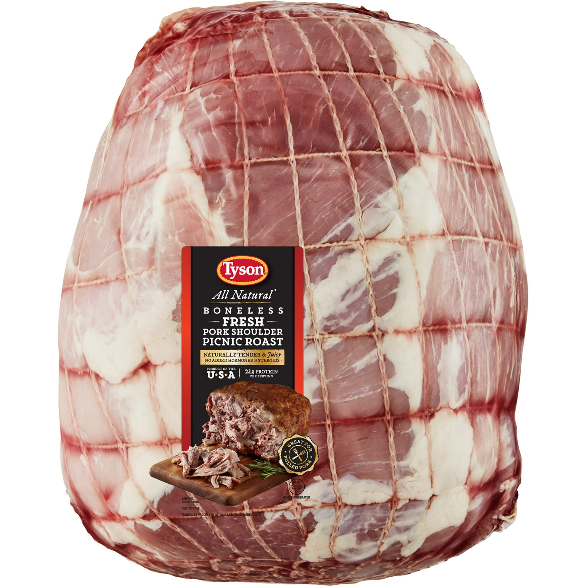 Tyson® All Natural* Pork Picnic Roast Boneless, 3.0 - 4.6 lb