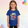 thumbnail image 2 of KAUOD Girls 100 Day of School T-Shirts Summer Soft Short Sleeve Tees Tops Kids Toddler School Cute Graphic Shirt Clothes, 2 of 3