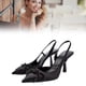 thumbnail image 5 of Zapatos de tacón alto negros, zapatos de tacón alto, zapatos de tacón alto suaves y brillantes, zapatos de tacón puntiagudos para mujer, calidad superior, 5 of 8