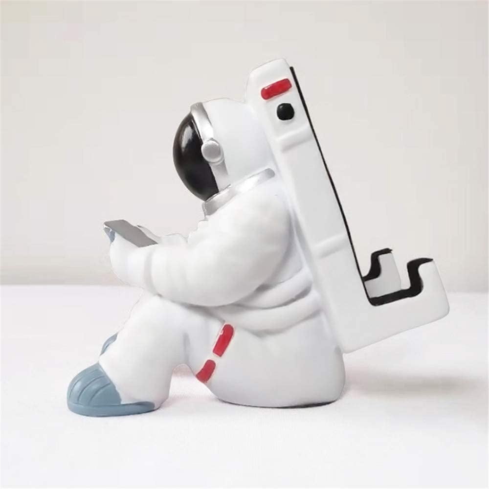 Phone Holder for Desk, Creative Astronaut Cell Phone Stand Tablets Phone Holder Phone Supporter for iPhone, Ipad, Samsung Phone (A)