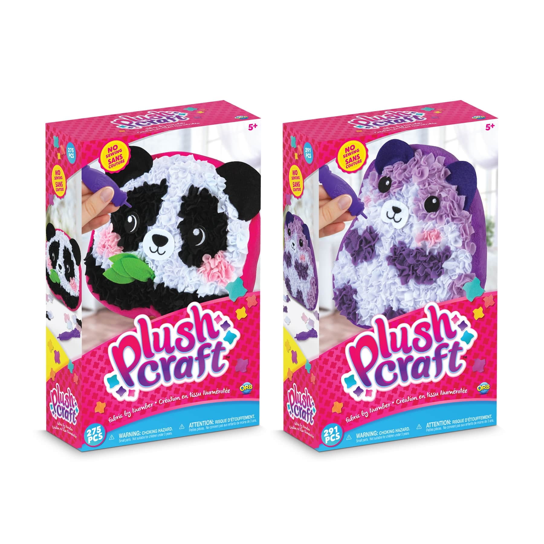 ORB™ Toys PlushCraft™ DIY RainboKitty Pillow Crafting Kit