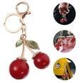 thumbnail image 3 of 1 Pc Adorable Bag Keys Decorative Alloy Cherry Hanging Pendants Key Chain, 3 of 9