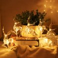 thumbnail image 2 of Cadena de luces LED navideñas BuyWeekMX luces de reno para interiores luces de cadena LED Materiales ecológicos, 2 of 9