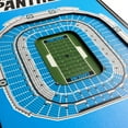 thumbnail image 2 of Carolina Panthers 8'' x 32'' 3D StadiumView Banner, 2 of 3