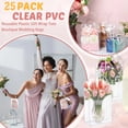 24 Pcs Clear Plastic Gift Bags with Handles Small, Reusable Party Favor ...