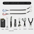 thumbnail image 3 of Huanledash Anti-lost Rope Retractable with Keyring Carabiner Theftproof Coiled Spring Fishing Pliers Anti-lost Safety Lanyard Outdoor Accessories, 3 of 8