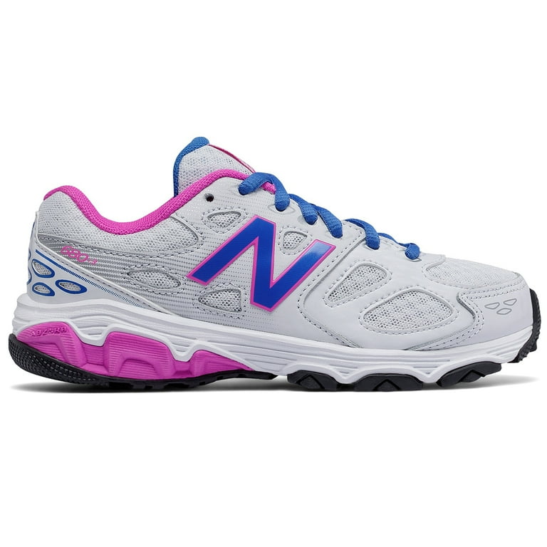 New Balance 680v3 Girls Child shoe size 5.5 Casual KR680FBY White Blue Pink Walmart