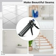 thumbnail image 4 of Manual Cartridge Caulking Gun, Double Component Dripless Adhesive Cartridge Applicator, 28:1 High Thrust ratio Dual Epoxy Gun for Panel Board Tile Bond, Compatible with 400ml/13.5oz 1:1 Dual Cartridge, 4 of 6
